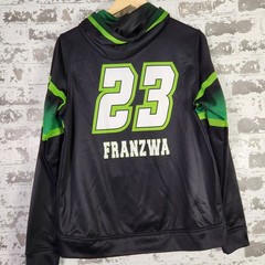 Boombah Jaguars Football Player Number 23 Franzwa Hoodie Mens Size M Black Green