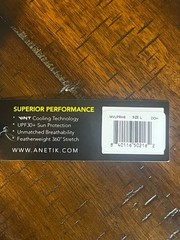 Anetik Mens Hoodie Sun Shirt Performance Stretch Tech Running UPF 30 L Hook Up