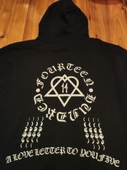 Trippie Redd Hoodie Mens-A Love Letter To You 5 Lunar Hooded Sweatshirt-Blk-Med