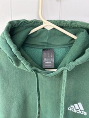 Adidas Men’s Fleece Hoodie Feelcozy Essentials Collegiate Green Sweatshirt M