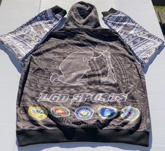 All American Athletics Legend Sports Military Hoodie Men’s Size M Armed Forces