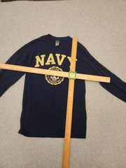 Gildan Vintage Sweatshirt Men’s Small Blue United States US Navy Academy Retro