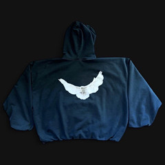 Yeezy Gap Balenciaga OG ‘Washed Black’ Dove Hoodie Non-LAA