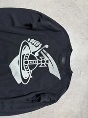 Vivienne Westwood Anglomania Black Big Logo Sweatshirt