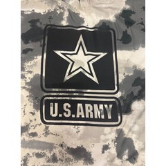US Army Mens Gray Digital Camo Performance Hoodie Long Sleeve Shirt 1XL