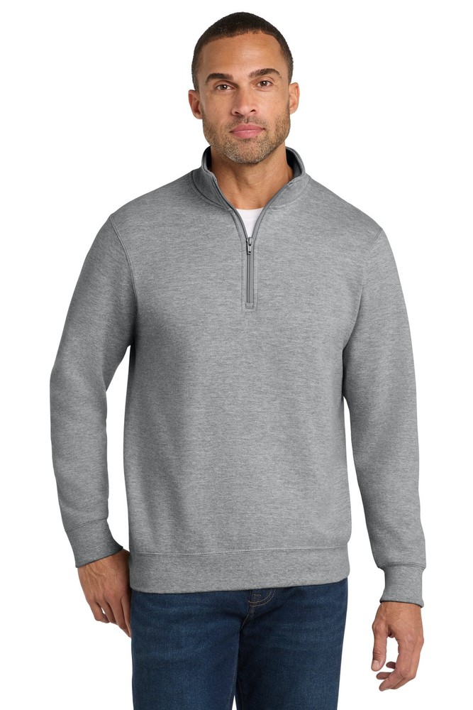 Port & Co Fan Favorite Fleece 1/4-Zip Pullover Sweatshirt PC850Q