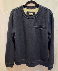 L.L.Bean Men’s Gray Crew Neck Knit Pullover Sweatshirt Solid Size M Regular