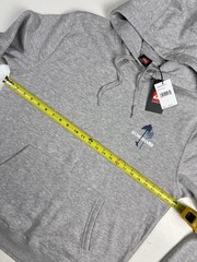 Quiksilver Men Size Large Pullover Hoodie Sweatshirt Light Heather Gray New L
