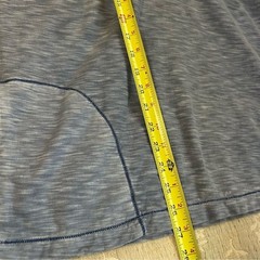 Tommy Bahama Quarter Zip Hoodie Light Heather Blue Gray Pullover Pockets Sz L.