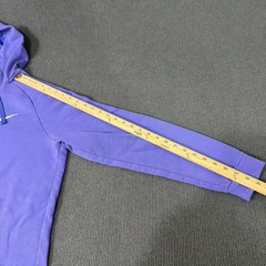Nike Hoodie Mens Medium Purple Fleece Pullover Kangaroo Pocket Swoosh CZ2425-430