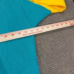 Vintage 90s Jantzen Sport Know Your Signs Ski Sweatshirt Color Block Retro M