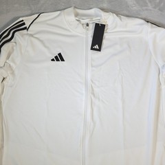 Adidas Tiro 23 Jacket Mens 2XLT3 White League Training Track Top Soccer HS3501