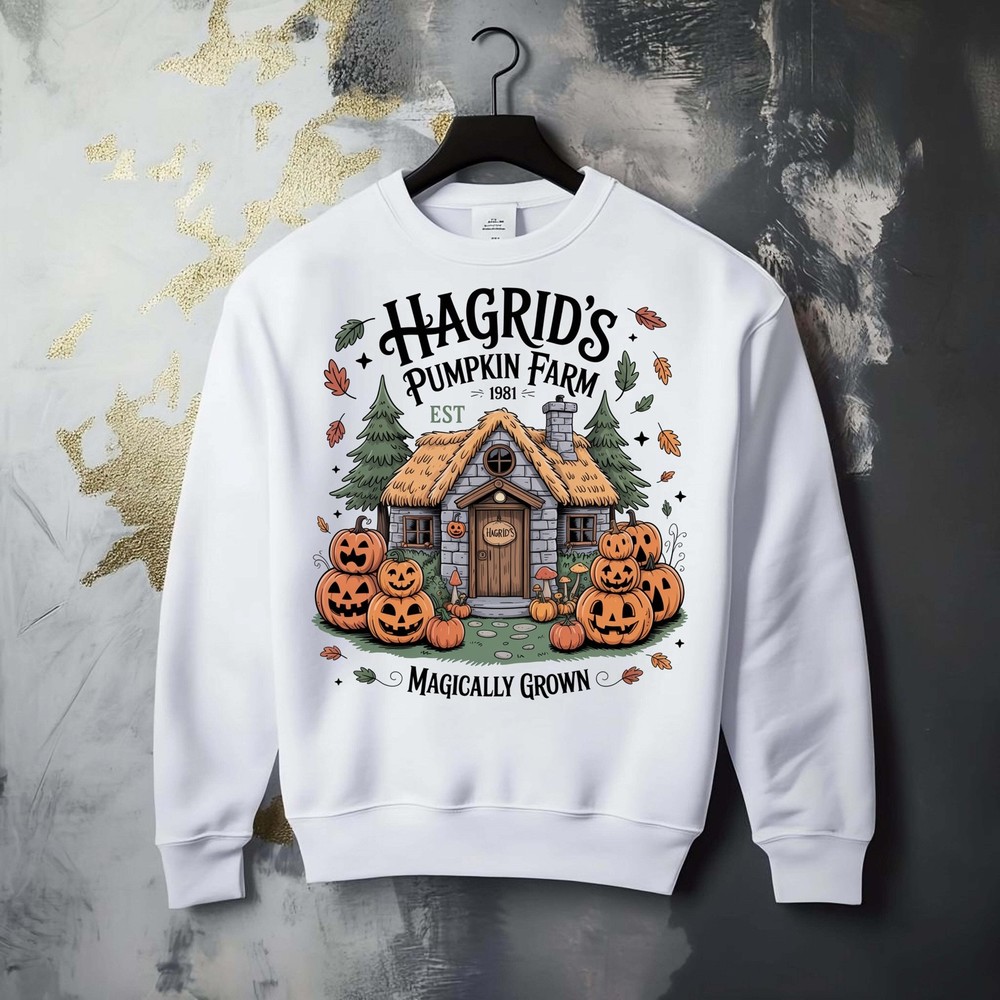 Fall Autumn Season Cozy Vibes Pumpkin Farm Fun Whimsical Graphic Cozy Sweatshirt