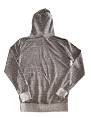 NBA Basketball Logo Black Marled Hooded Sweatshirt Pocket Mens Small