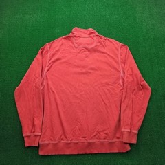 Tommy Bahama Relax Sweatshirt Mens Large Red Orange Pro Leisure Consultant Golf