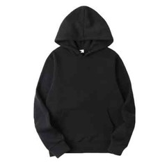 US Mens Plain Pullover Hoodie Casual Hooded Sweatshirt Long Sleeve Classic Tops