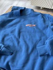 White Fox Boutique Offstage Hoodie In Azure Unisex Size Adult Xxxs/xxs