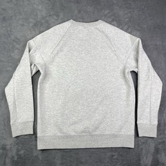 The Weeknd XO Sweatshirt Mens Medium H&M Gray Pullover Heart Big Logo Hip Hop