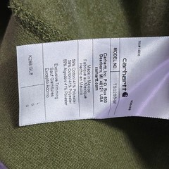 Carhartt Sweater Large Mens Green Midweight Hoodie Outdoor Fleece NWT