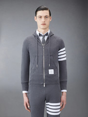 Thom Browne Classic Loopback Zip up Hoodie NWT Sz 00 (XXS) $1,150 MSRP