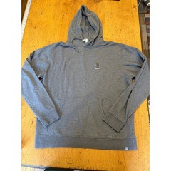Bandon Dunes • Peter Millar Shortys Hoodie Size L Gray Golf Pullover Sweatshirt