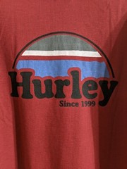 HURLEY Mens XL Rise and Jam Burgundy Lightweight Spring/Summer Hoodie NEW W/TAGS