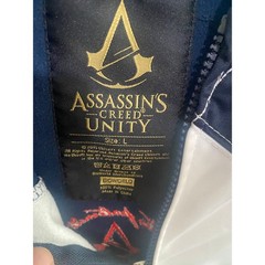 Official Assassin’s Creed UNITY Game Hoodie – Bioworld 2015 – Navy/White – Large