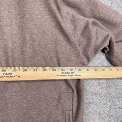 Nike Yoga Hoodie Mens 2XL XXL Brown Dri-Fit Full-Zip Fleece DQ4876-004