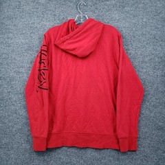 Hurley Hoodie Mens S Small Red Pullover Long Sleeves Hooded Surfing