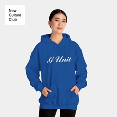 G Unit Rap Hip Hop Street Black Red Navy Blue 50 Cent Unisex Hoodie Sweatshirt