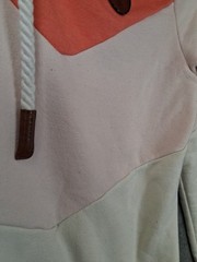 Wanakome Adult Hoodie Medium White Coral Fleece Coastal Casual Outdoor