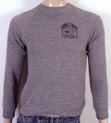vintage 80s Jerzees US Army Camp Ashland Sweatshirt Raglan Rayon Tri Blend SZ S