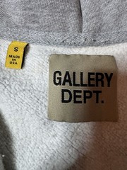 Authentic Gallery Dept Boxing Logo Full Zip Hoodie Gray Men’s Small Designer