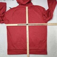 Nike Hoodie Mens L Red Pullover Therma-FIT Fleece Hooded Pockets DQ4834