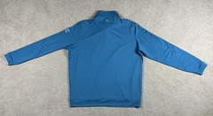 PETER MILLAR XL 1/4 Zip Blue Pink T-Shirt Golf Lot Of 2 Insperity Invitational