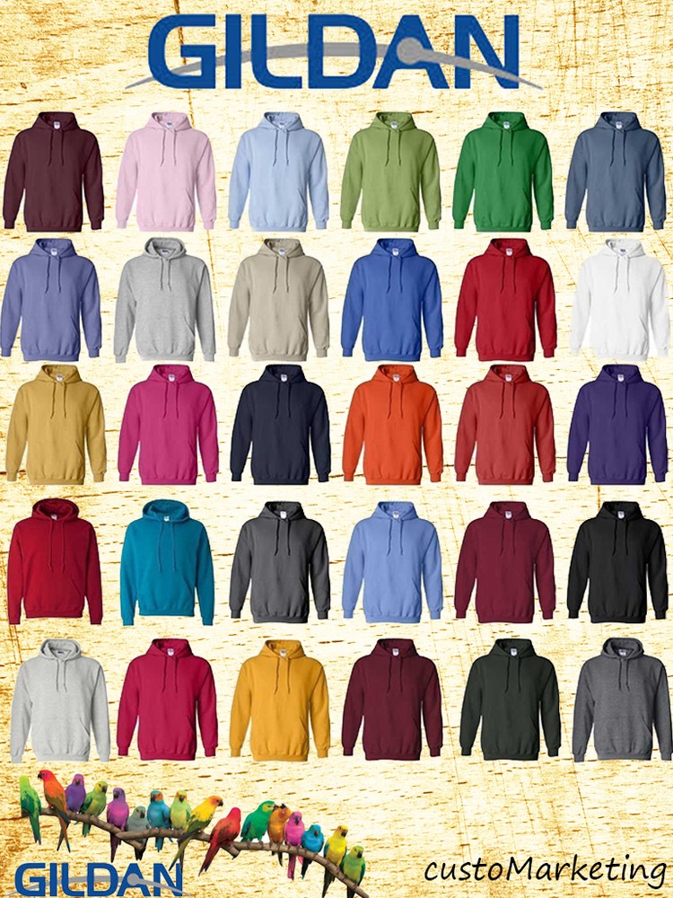 GILDAN Plain HOODIE Heavy Blend BLANK Hooded Sweatshirt 18500 S-5XL Hoodies