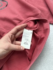 Vivienne Westwood Big Logo Orb Hoodie Pullover Hooded Men’s Luxury Red Size XL