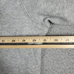 Nike Sweater Mens Medium Gray Swoosh Pullover Hoodie Sweatshirt *
