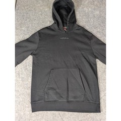 Quiksilver Mens DryFlight Pullover Hoodie Black Embroidered Logo Sweatshirt NEW