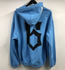 Vees Clothing Bleach Ichiho Skull Blue Anime Manga Hoodie Large French Terry