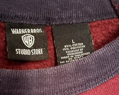 Vintage Warner Bros SCOOBY DOO Sweatshirt Thick SZ Large Unisex Burgundy / Navy