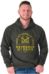 Christian Defender of Faith Iron Sharpens Hoodie Hooded Sweatshirt Men Women