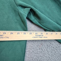 Adidas Sweatshirt Mens Large Green Crewneck Fleece Pullover Small Logo IU8893