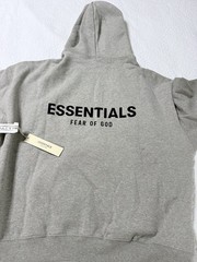 New Fear Of God Essentials Dark Oatmeal Sweatshirt Size XL