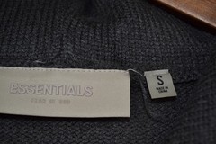 Fear Of God Essentials Knit Hoodie Iron Size S 1977