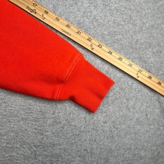 Champion Reverse Weave Sweatshirt Small Bright Orange Casual Logo Mens