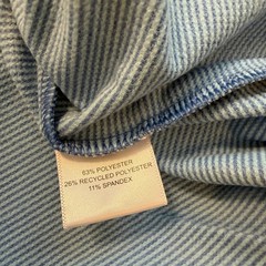 Peter Millar Pine Performance Hoodie Mens 2XL Golf Blue Striped Pullover EK45B