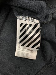 Off-White Men’s Black Graphic Sweatshirt Size S Cotton Made in Portugal