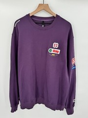 88 Rising Men’s Crewneck Sweatshirt Team 88 Racing Purple Size 2XL XXL