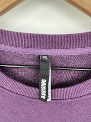 88 Rising Men’s Crewneck Sweatshirt Team 88 Racing Purple Size 2XL XXL